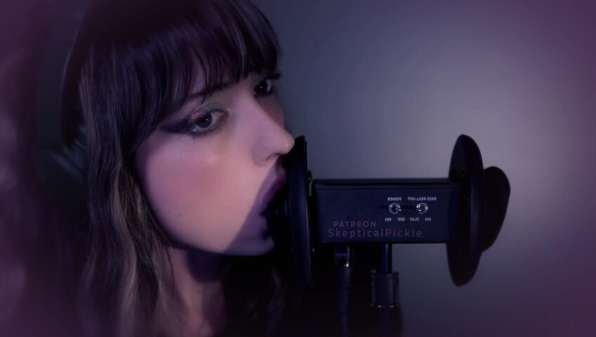 SkepticalPickle ASMR - 22 Aug 2025 - Eyes Closed Ear Licking