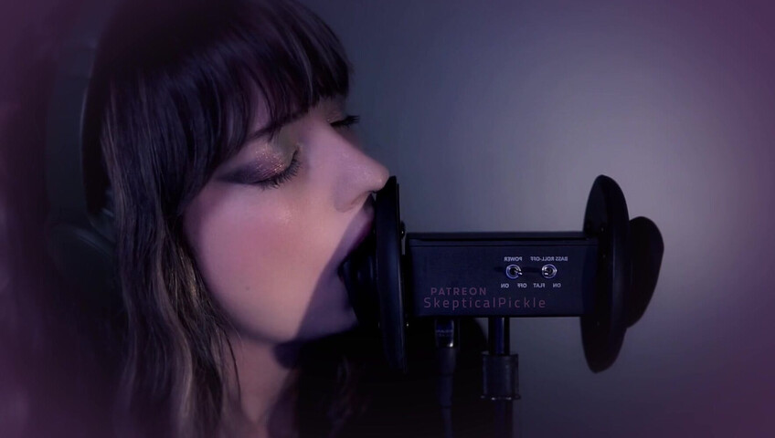 SkepticalPickle ASMR - 22 Aug 2025 - Eyes Closed Ear Licking