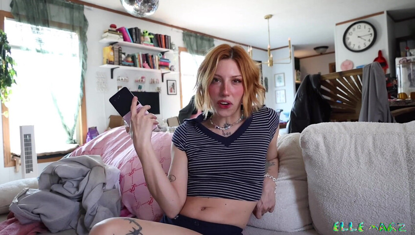 Elle Marz - Cucked Lil Dick Step-Bro w His Bully