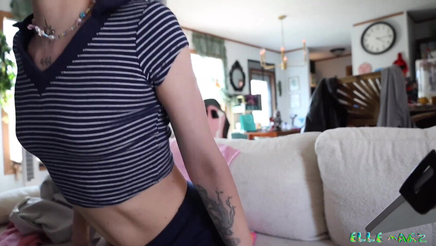 Elle Marz - Cucked Lil Dick Step-Bro w His Bully