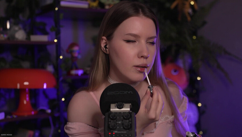 Mood ASMR - 10 May 2026 - ASMR 100 Layers of Lip Gloss | Mouth Sounds