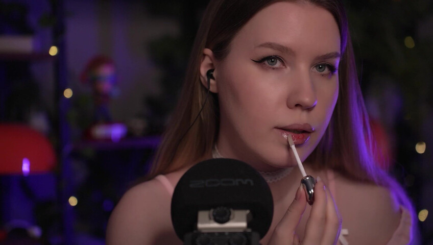 Mood ASMR - 10 May 2026 - ASMR 100 Layers of Lip Gloss | Mouth Sounds