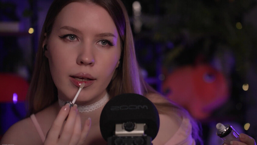 Mood ASMR - 10 May 2026 - ASMR 100 Layers of Lip Gloss | Mouth Sounds