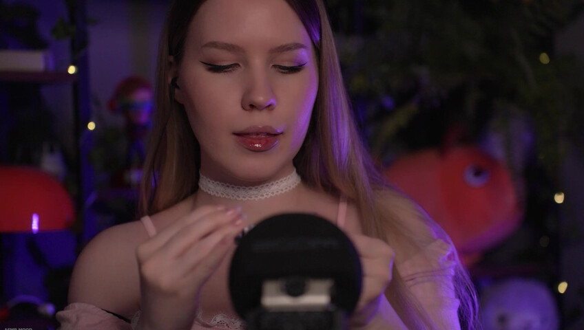 Mood ASMR - 10 May 2026 - ASMR 100 Layers of Lip Gloss | Mouth Sounds