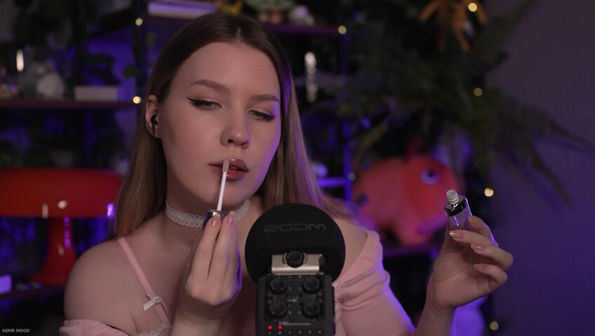 Mood ASMR - 10 May 2026 - ASMR 100 Layers of Lip Gloss | Mouth Sounds