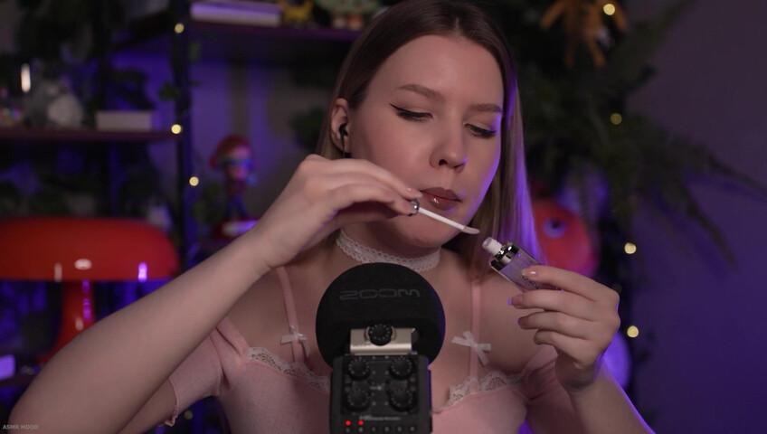 Mood ASMR - 10 May 2026 - ASMR 100 Layers of Lip Gloss | Mouth Sounds