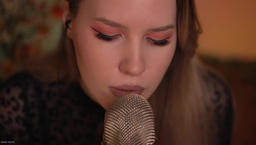 ASMR MOOD - Mic Scratching & Licking, Very Close