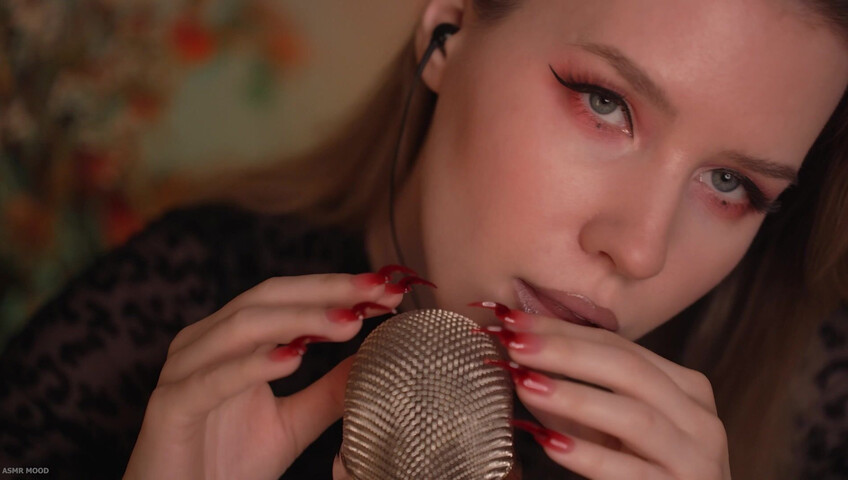 ASMR MOOD - Mic Scratching & Licking, Very Close