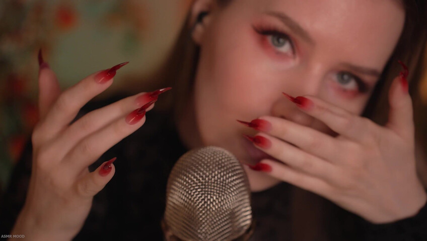 ASMR MOOD - Mic Scratching & Licking, Very Close