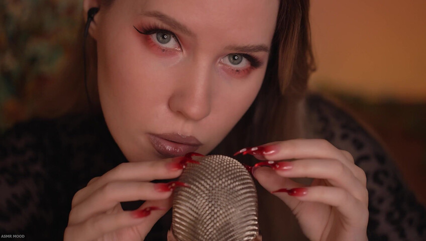 ASMR MOOD - Mic Scratching & Licking, Very Close