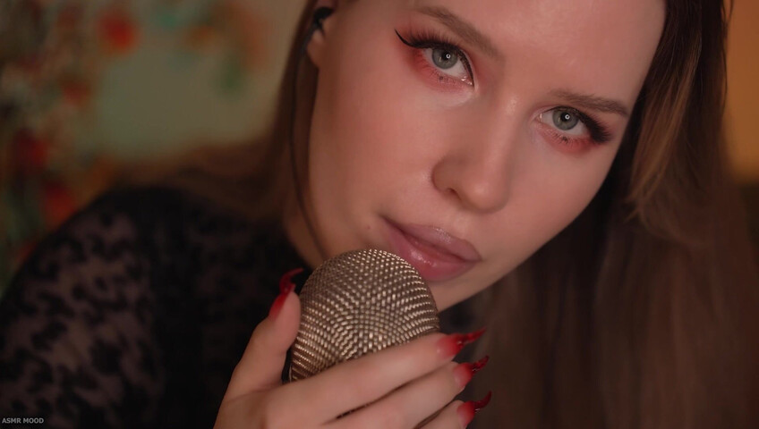 ASMR MOOD - Mic Scratching & Licking, Very Close