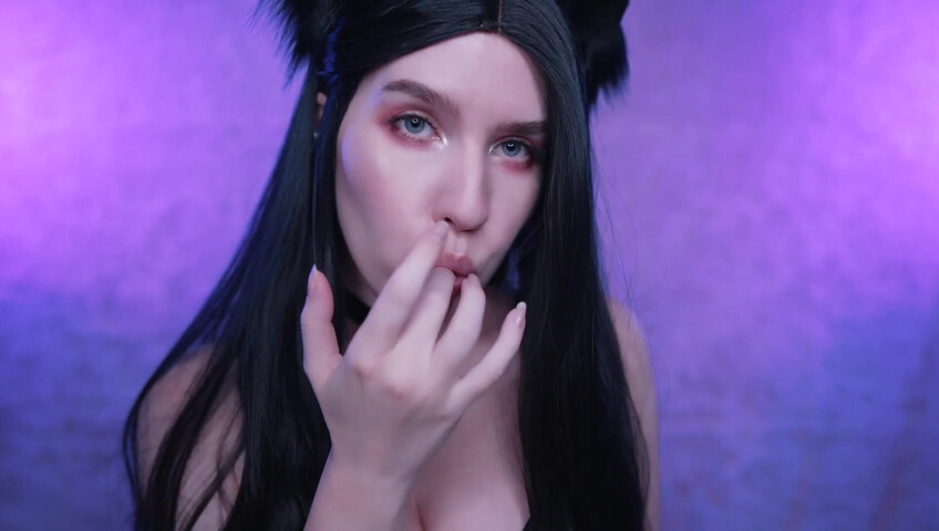 Ambiance ASMR - Peinture à la salive de chat ???? Sons de bouche multicouches