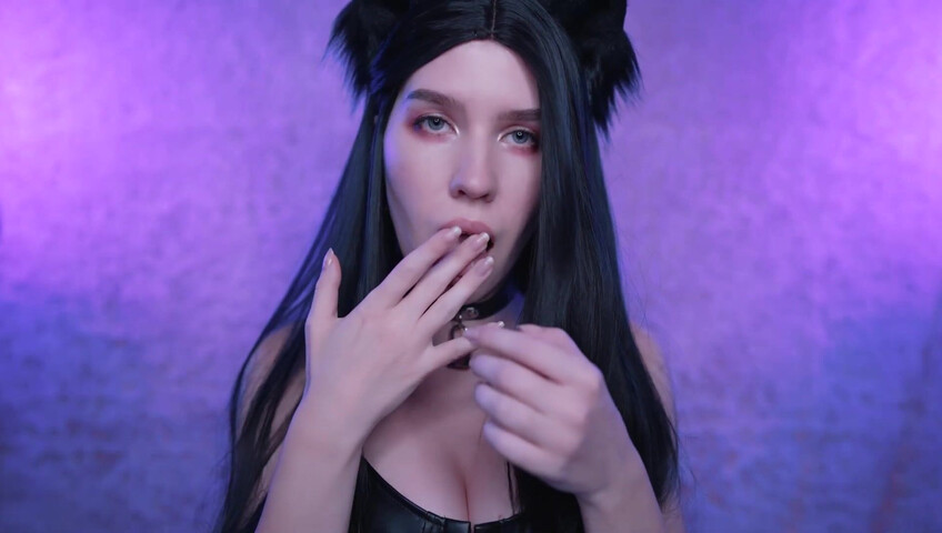 Ambiance ASMR - Peinture à la salive de chat ???? Sons de bouche multicouches