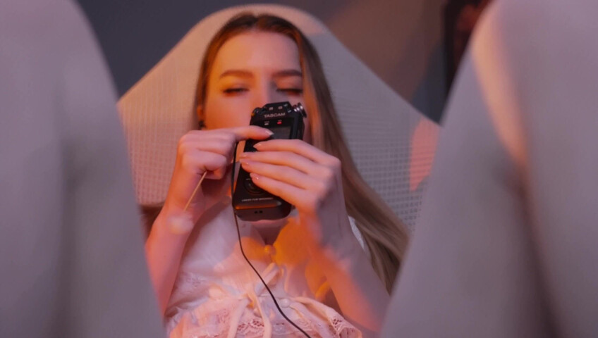 ASMR MOOD - Sensitive mouth sounds with tascam