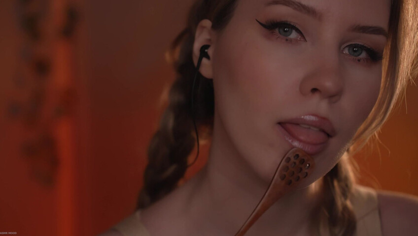 ASMR MOOD - Honey Spoon, 100% Satisfying Tingles
