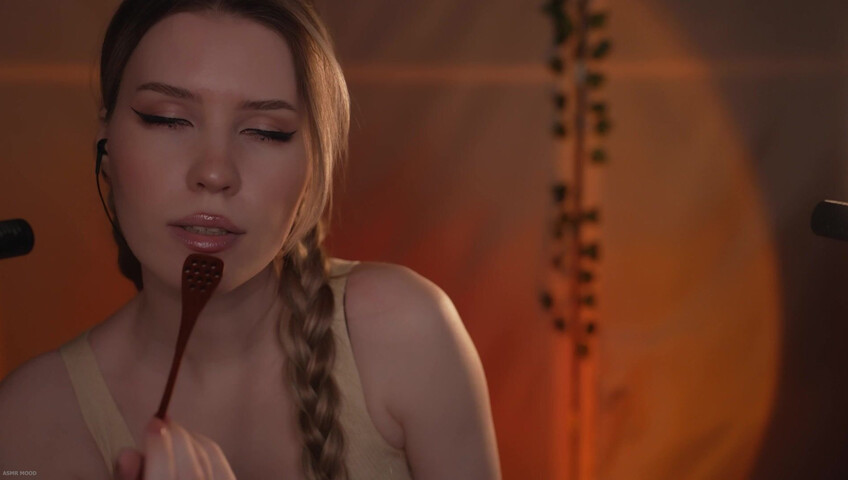 ASMR MOOD - Honey Spoon, 100% Satisfying Tingles