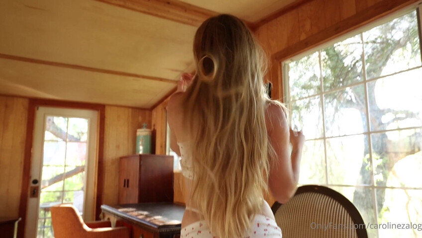 Caroline Zalog - Stepsister Roleplay Caught Me Without Panties