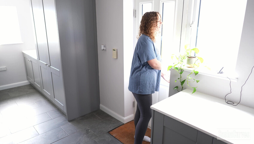 Sasha Curves - Home Alone With Your Reluctant Step-Mom