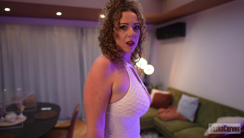 Sasha Curves - Home Alone With Your Reluctant Step-Mom