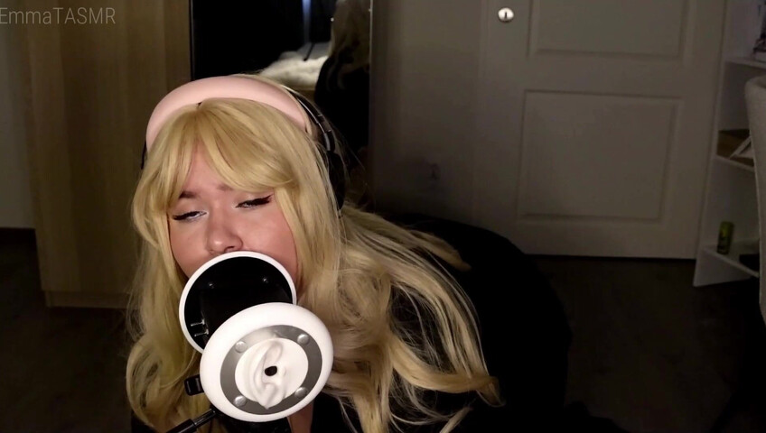 EmmaTASMR - 18 May 2026 - ASMR Girl Makes You Cum | Wet Licking & POV Sucking & Jerking you off & Eye contact & 3DIO