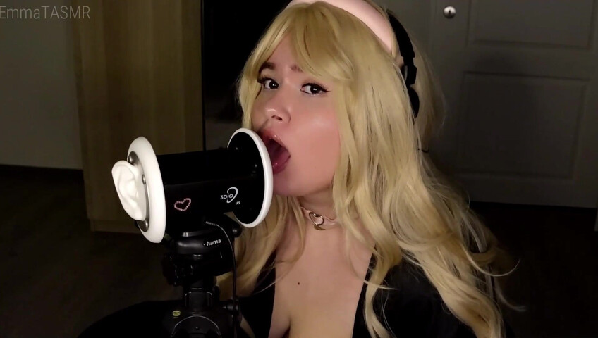 EmmaTASMR - 18 May 2026 - ASMR Girl Makes You Cum | Wet Licking & POV Sucking & Jerking you off & Eye contact & 3DIO