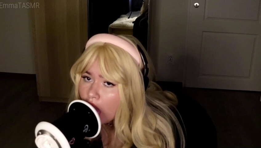 EmmaTASMR - 18 May 2026 - ASMR Girl Makes You Cum | Wet Licking & POV Sucking & Jerking you off & Eye contact & 3DIO