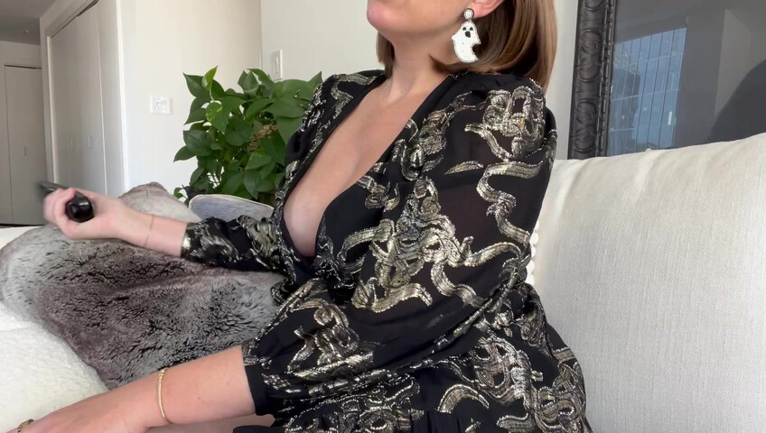 Nicolette Bloom - Horny Step-Son Movie Night