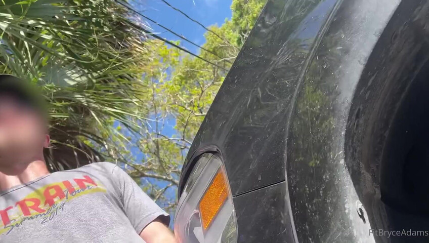 Bryce Adams - Sucked Off My OnlyFans Fan Right in the Car