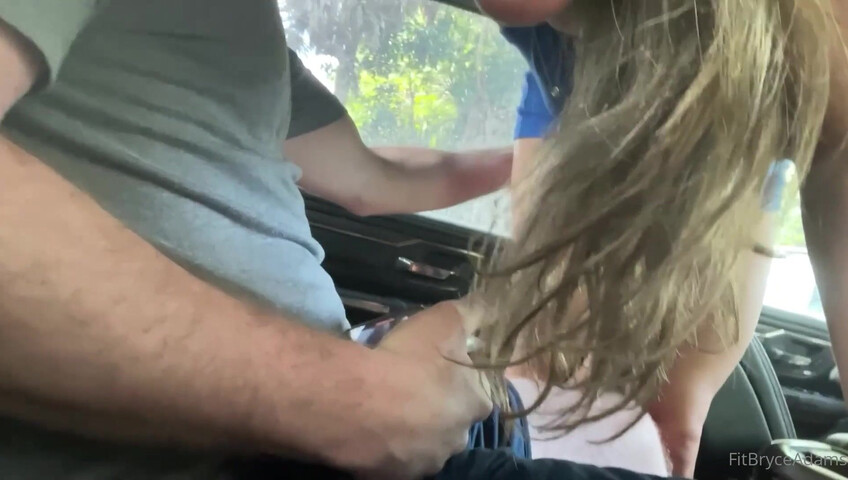 Bryce Adams - Sucked Off My OnlyFans Fan Right in the Car