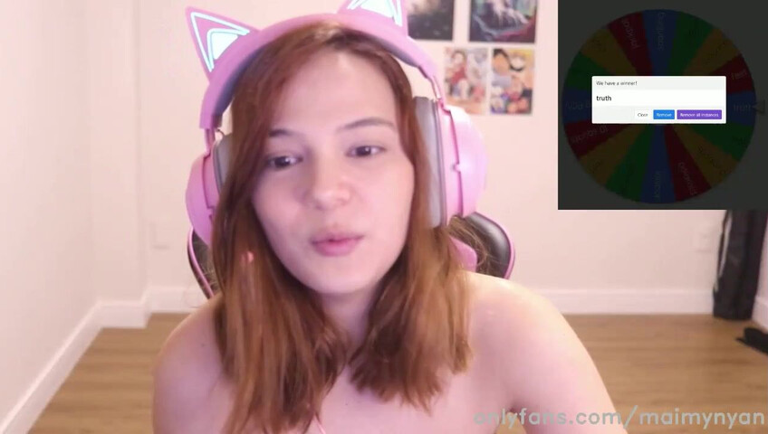 MaimyNyan ASMR – Drunk Livestream (2021) | Wheel of Luck