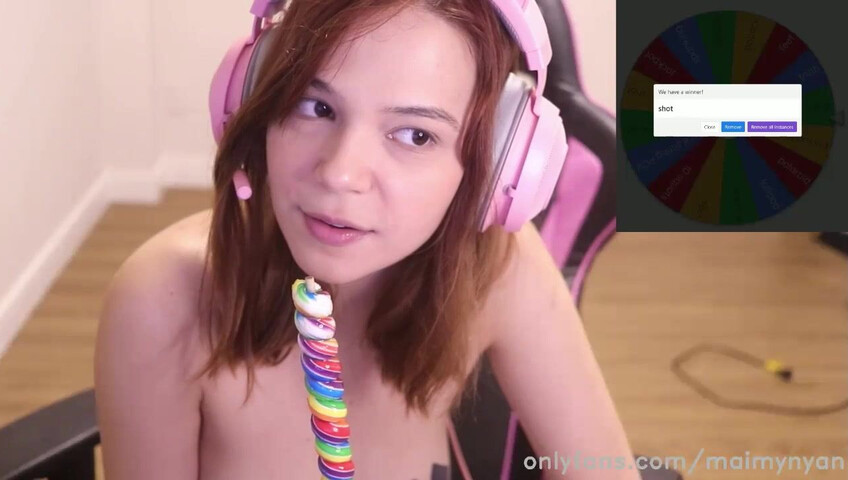 MaimyNyan ASMR – Drunk Livestream (2021) | Wheel of Luck