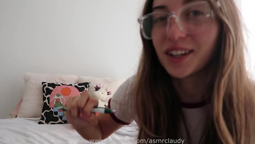 Claudy ASMR - Nip slip at 10:12 - Her new tutor