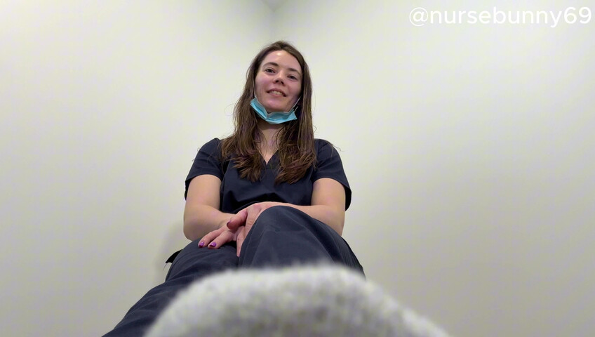 Nursebunny69 - Smell My Stinky Socks and Toes with a Tape Gag 4K