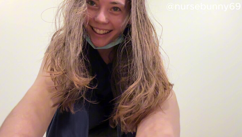 Nursebunny69 - Smell My Stinky Socks and Toes with a Tape Gag 4K