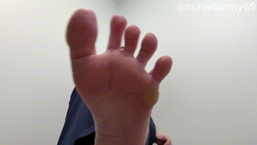 Nursebunny69 - Smell My Stinky Socks and Toes with a Tape Gag 4K