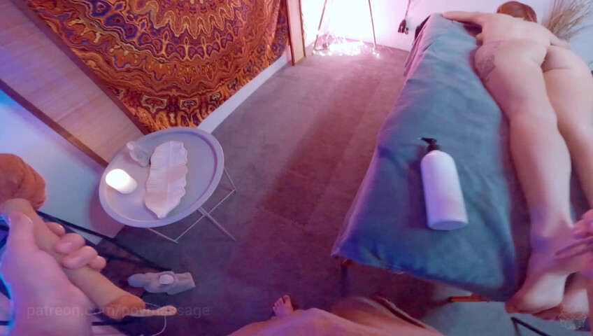 ASMR-massage - 26 mei 2026 - Ontspannende rugmassage door Yolana (POV) voor Ginger L​