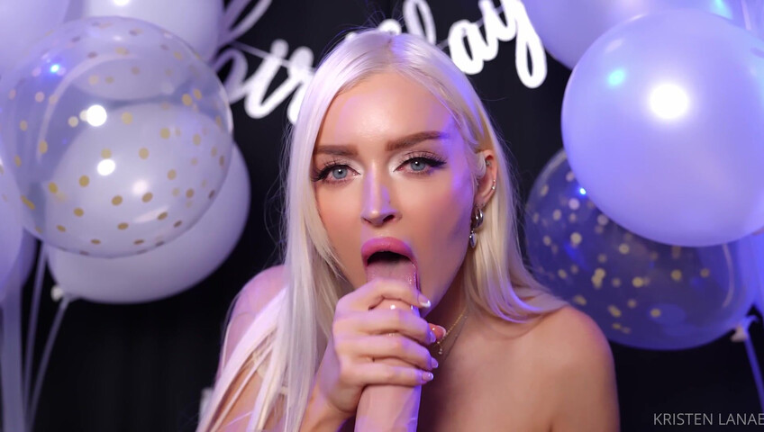 Kristen Lanae - Birthday PPV ! Blowjob POV