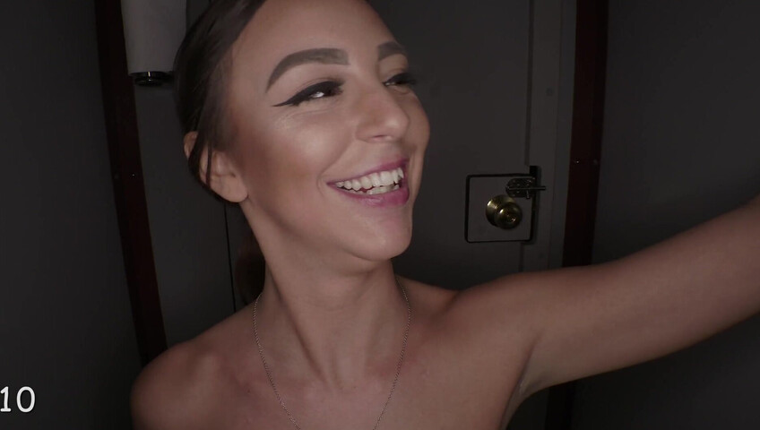 Gloryhole Swallow - Gretchen 3rd Visit