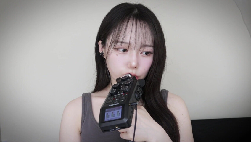 Jamonghae ASMR - 28 May 2026 - ASMR Mouth Sounds 줌H6 먹기, 입소리