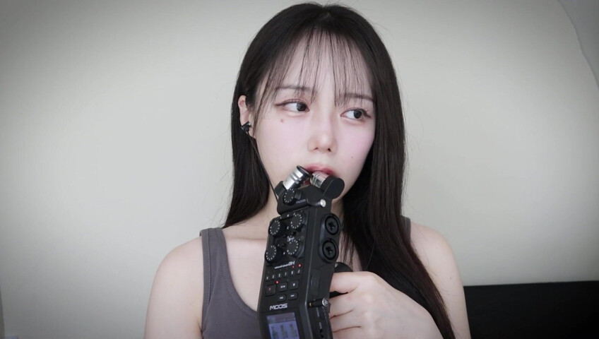 Jamonghae ASMR - 28 May 2026 - ASMR Mouth Sounds 줌H6 먹기, 입소리