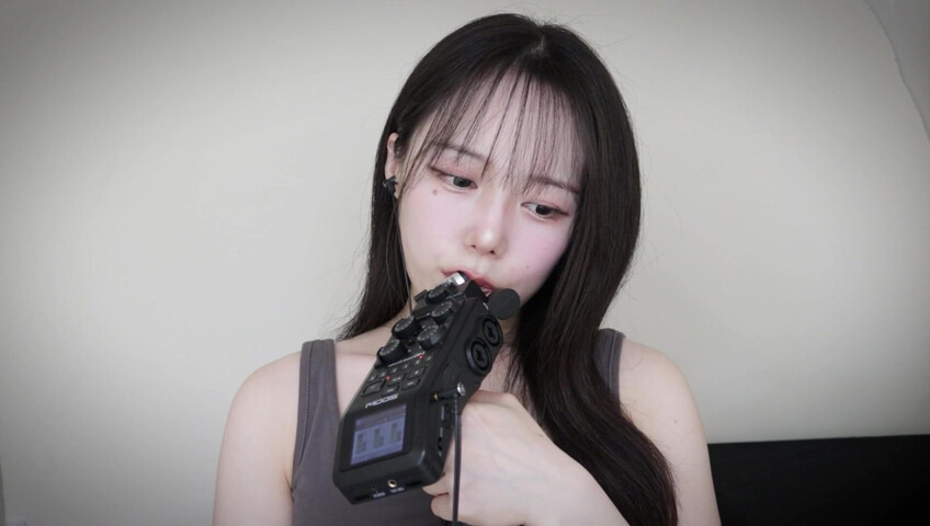 Jamonghae ASMR - 28 May 2026 - ASMR Mouth Sounds 줌H6 먹기, 입소리