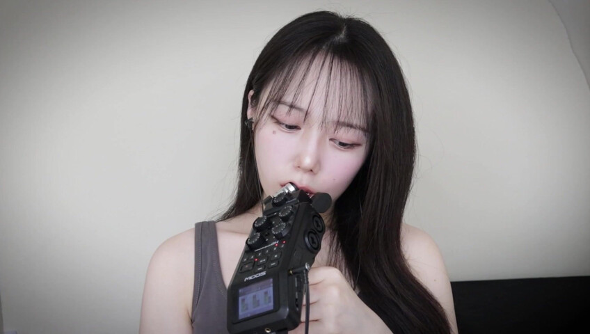 Jamonghae ASMR - 28 May 2026 - ASMR Mouth Sounds 줌H6 먹기, 입소리