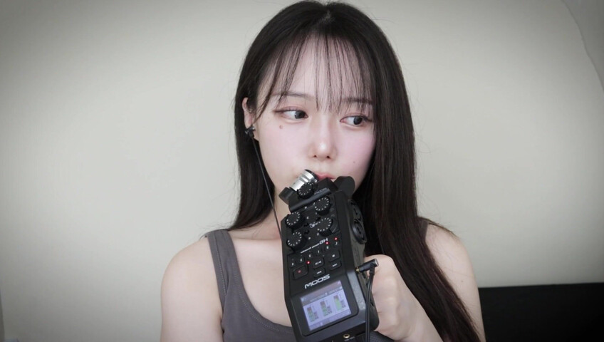 Jamonghae ASMR - 28 May 2026 - ASMR Mouth Sounds 줌H6 먹기, 입소리