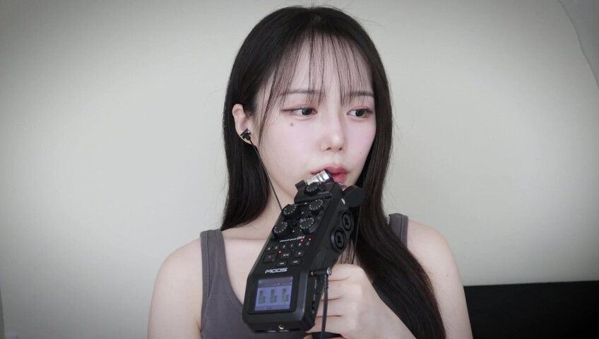 Jamonghae ASMR - 28 May 2026 - ASMR Mouth Sounds 줌H6 먹기, 입소리