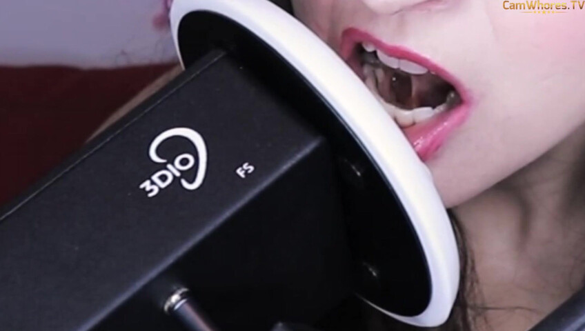 Magical Star ASMR - Girlfriend in teasing lingerie plays with herself and ear licking