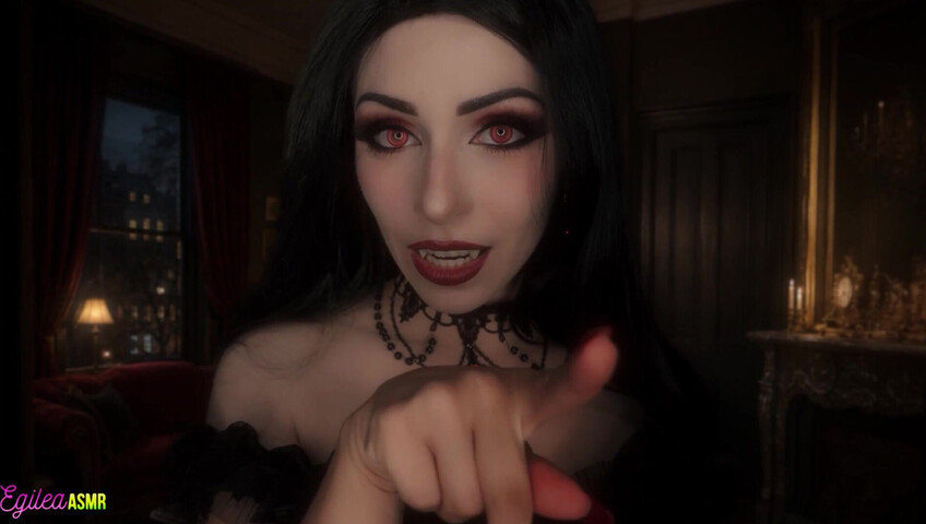 Egilea ASMR - 29 de mayo de 2026 - [vídeo exclusivo] Te despiertas como vampiro... y tu creador te da la bienvenida con besos