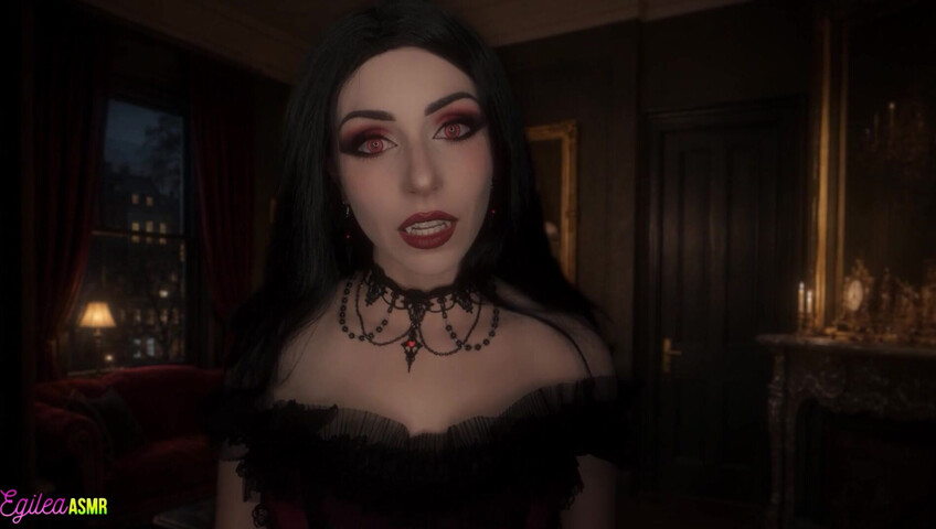 Egilea ASMR - 29 de mayo de 2026 - [vídeo exclusivo] Te despiertas como vampiro... y tu creador te da la bienvenida con besos