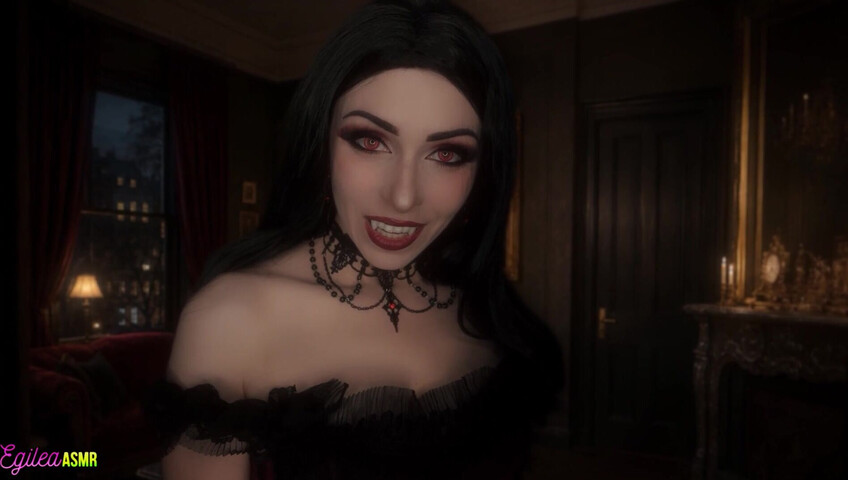 Egilea ASMR - 29 de mayo de 2026 - [vídeo exclusivo] Te despiertas como vampiro... y tu creador te da la bienvenida con besos