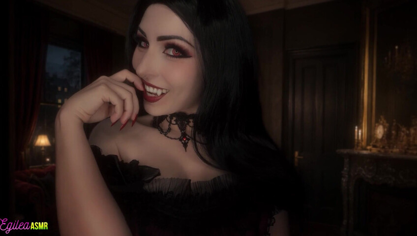 Egilea ASMR - 29 de mayo de 2026 - [vídeo exclusivo] Te despiertas como vampiro... y tu creador te da la bienvenida con besos
