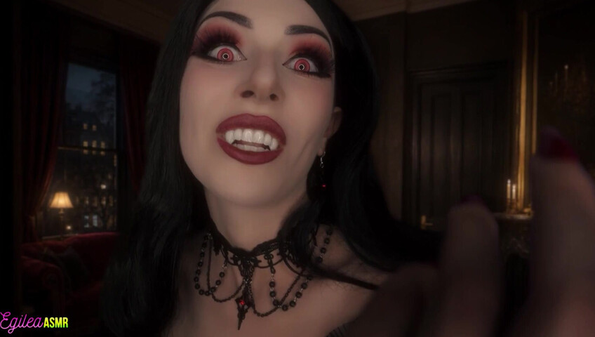 Egilea ASMR - 29 de mayo de 2026 - [vídeo exclusivo] Te despiertas como vampiro... y tu creador te da la bienvenida con besos